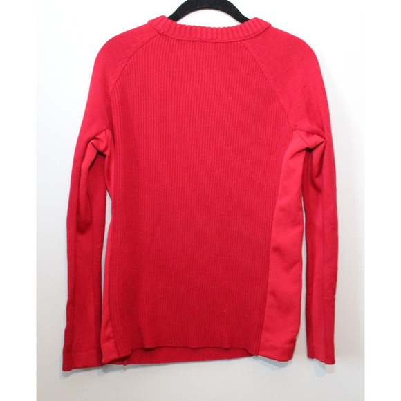 ✨2/$20 *Altered* Athleta Mesa Hybrid Sweater Wool Blend Radiant Red Small H12450 - Picture 7 of 13
